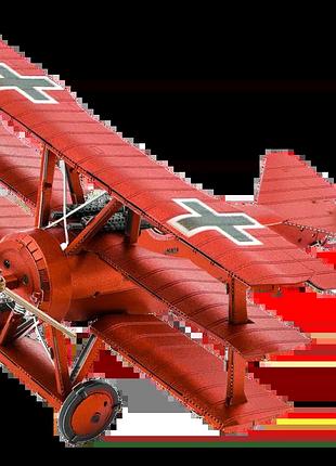 Металевий 3d конструктор "fokker dr. i triplane", metal earth, mms210
