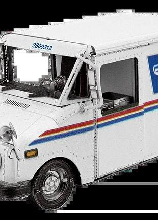 Металевий 3d конструктор "поштовий автомобіль usps llv", metal earth, mms468