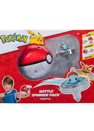 Ігровий набір pokemon - сквіртл (спінер, покебол)