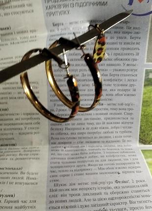 Серьги кольца 2
