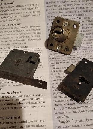 Набор мебельных замков для рестовраторов на запчасти ссср