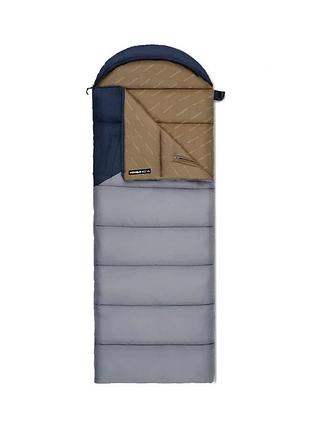 Спальник з капюшоном naturehike sunny day pl02 u250 cnk2550ws028, (8,5°c), лівий, блакитно-синій