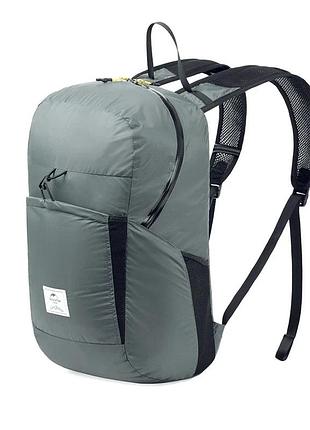 Рюкзак компактний naturehike ultralight nh17a017-b 22 л, сірий