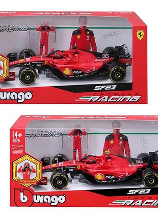 Автомодель з фігуркою - ferrari sf-23 (1:24)