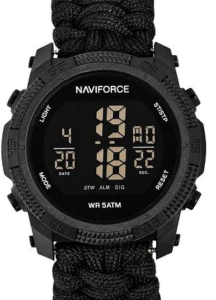 Наручний годинник naviforce europe black paracord, 2 ремінці
