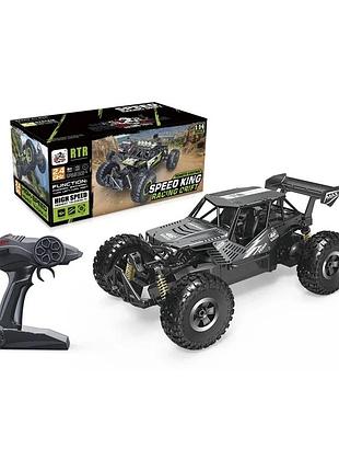 Автомобіль off-road crawler з р/к - speed king (чорний металік, метал. корпус, акум. 6v, 1:14)