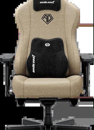Крісло ігрове anda seat kaiser 3e xl dark beige fabric