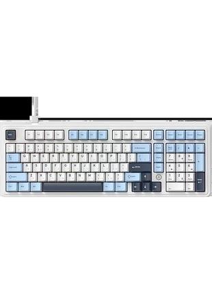 Дротова магнітна клавіатура ajazz ak980 max magnetic switches blue white dark blue (ak980-max-m-bwd)