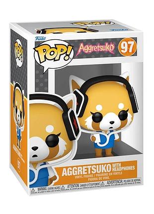 Ігрова фігурка funko pop! серії "sanrio" - агресивна рецуко в навушниках