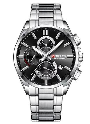 Наручний годинник curren сurren 8475 silver-black