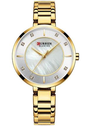 Наручний годинник curren сurren 9051 gold-white