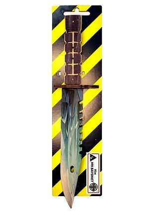Сувенірний дерев'яний ніж "so-2 m-9 bayonet dragon glass" so2m9-d