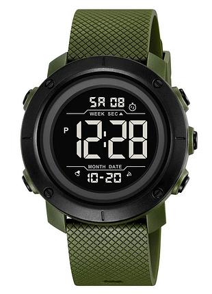 Наручний годинник skmei 2497pagbk army green-black