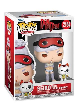 Ігрова фігурка funko pop! серії "дандадан" - сейко й турбо-бабця