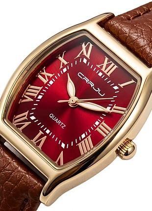 Жіночий годинник crrju france leather classic