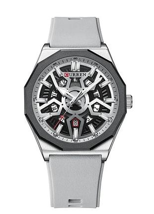 Наручний годинник curren 8437 silver-white
