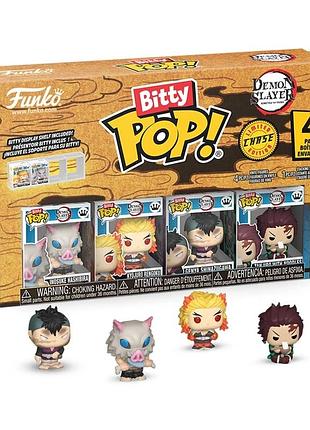 Набір ігрових фігурок bitty pop! серії "вбивця демонів" (4 фігурки в ас.)