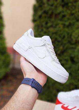 Nike air force 1 shadow білі