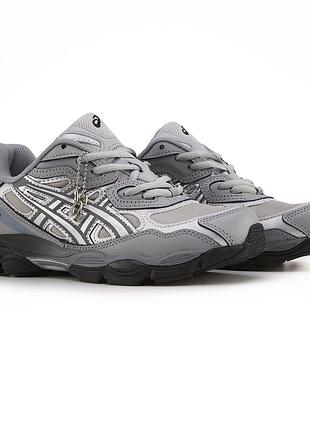Кроссовки мужские asics gel-nyc grey black (36, 38, 41-42, 44-45 размер)
