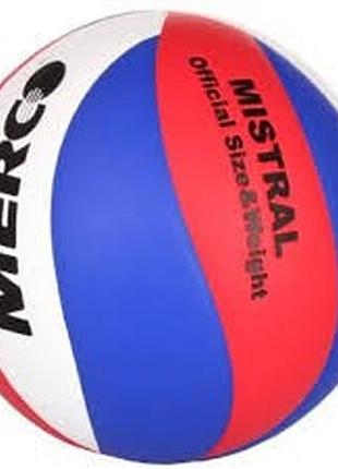 М'яч волейбольний мерцо оригінал merco mistral id67771, цвет синий, размер (европа) - 5 id67771