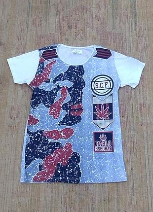 Футболка мужская хлопковая scarface pablo escobar, xl.