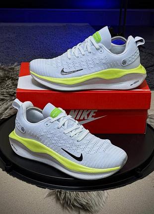 Кроссовки мужские nike react x infinity run 4, белые демисезонные весна-лето-осень текстиль размер 41-46 новые 3192-5