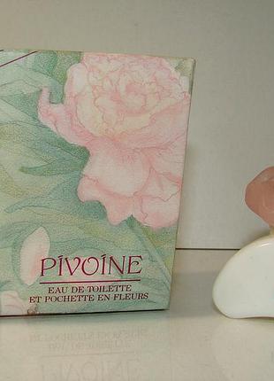Мініатюра yves rocher pivoine 7.5 мл. оригінал. вінтаж.