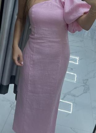 Лляна сукня massimo dutti ,нова