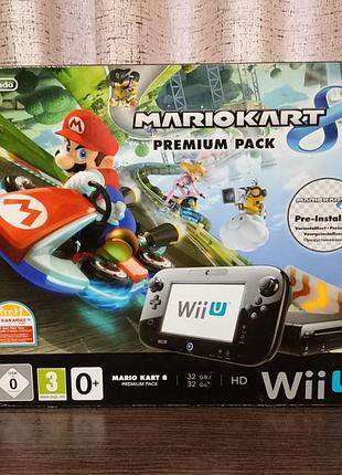 Ігрова приставка nintendo wii u 32gb mario kart premium pack (повний комплект)