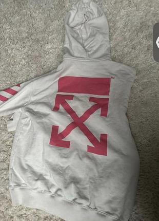 Худі зіп offwhite 3