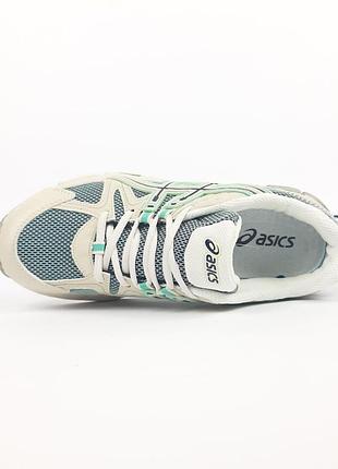 Asics gel-kahana 8 бежевые с салатовым