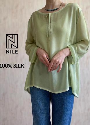 Шовкова блуза nile шовк