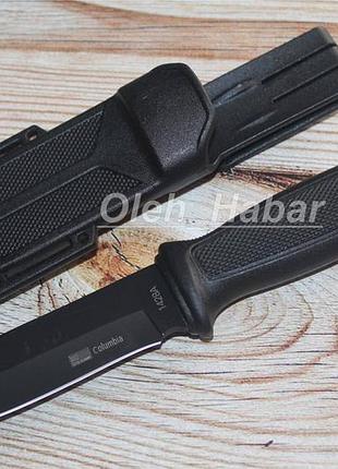 Ніж туристичний columbia 1428a з пластиковими ножнами (1674)