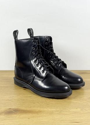Жіночі чорні шкіряні черевики dr. martens elsham ( 41 - 26 cm )