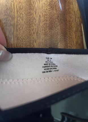 Балетки лакові туфлі h&m 9