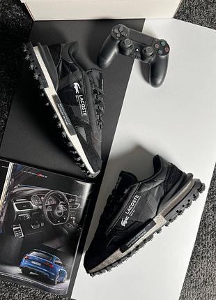 💎чоловічі кросівки lacoste elite active prm black white