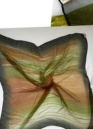 Michel paris vintage silk scarf  шовкова хустка