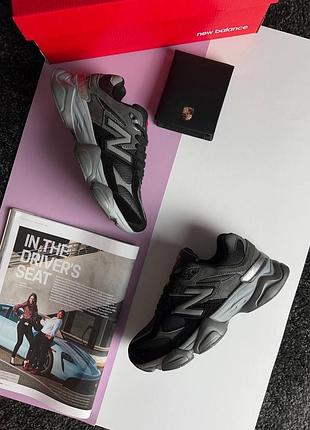 New balance 9060 dark grey black