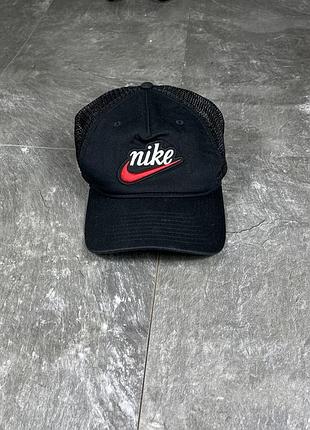 Кепка найк nike classic 99 оригінал чорна тракер з сіткою бейсболка снепбек чоловіча унісекс літня спортивна блайзер