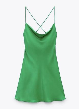 Сукня сатинова zara