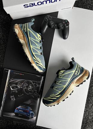 💎мужские кроссовки salomon lab xt-6 new turquoise yellow