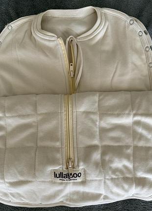 Обважнений зимовий спальник lullaboo s+ / кокон для сну малюка