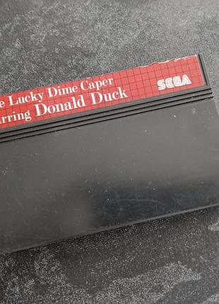 Картридж the lucky dime caper starring donald duck (sega master system)