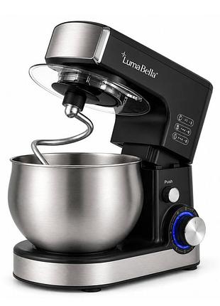 Планетарный миксер luma bella lb-55009 тестомес 6 л 1750 вт черный