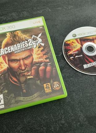 Диск merchenaries 2 world in flame (xbox 360)