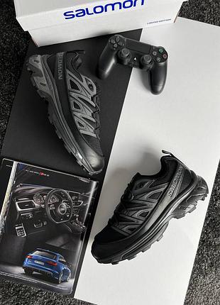 💎чоловічі кросівки salomon xt-6 expanse all black grey