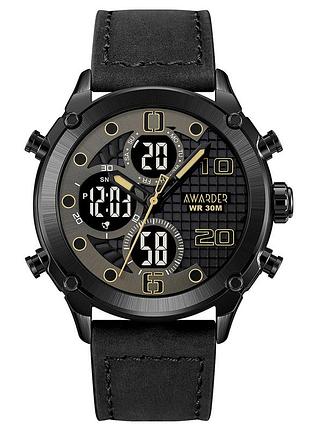 Awarder 017 black leather