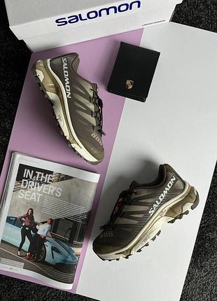 🌺женские кроссовки salomon xt-4 lab w brown