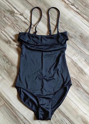 Черный слитный купальник beach2beach, размер 16 (xl) в идеальном состоянии