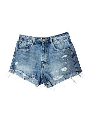 Zara (15) джинсові шорти жіночі р.м блакитні